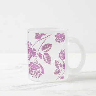 Wertvoll Rosa Rose Mattglastasse