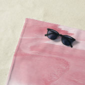 Wertvoll rosa strandtuch (Beispiel)