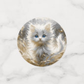 Wertvoll White Kitten Konfetti (Klein Vorderseite)