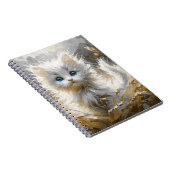 Wertvoll White Kitten Notizblock (Rechte Seite)
