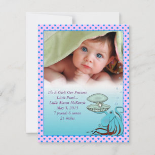Wertvolle Ankündigung von Pearl Baby Girl