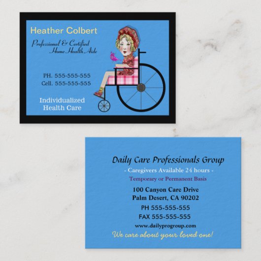 Wertvolle Berufliche Visitenkarte (Vorne/Hinten)