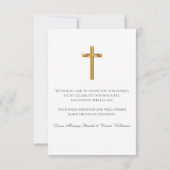 Wertvolle Bestätigung Dankeskarte (Rückseite)