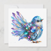 Wertvolle Bling Birds-Thema Einladung (Vorderseite)