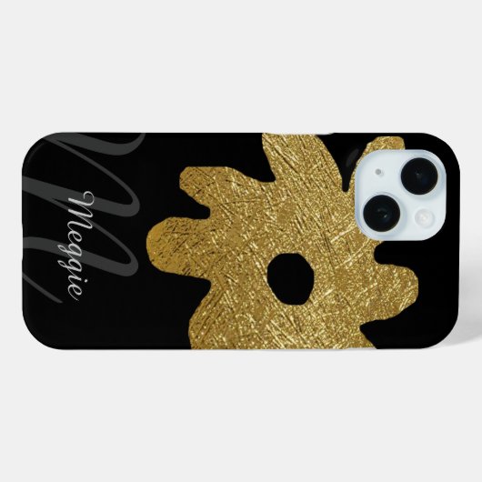 wertvolle Blume personalisiert Case-Mate iPhone Hülle (Rückseite (Horizontal))