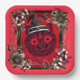 WERTVOLLE CHRISTMAS-Papierplatte Pappteller
