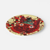 WERTVOLLE CHRISTMAS-Papierplatte Pappteller (Schrägansicht)