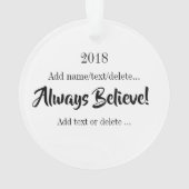 Wertvolle Einhornverzierung Ornament (Rückseite)