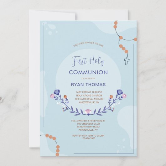 Wertvolle Einladung (Vorderseite)