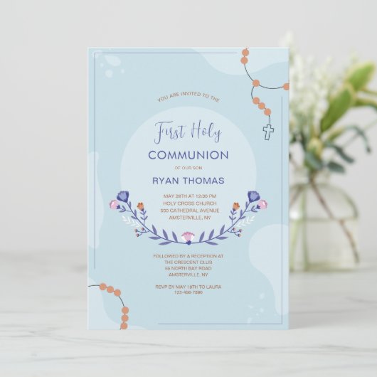 Wertvolle Einladung (Stehend Vorderseite)