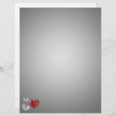 Wertvolle Elegant Diamond Hearts (Vorne/Hinten)