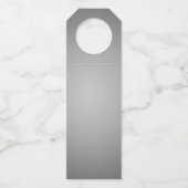 Wertvolle Elegant Diamond Hearts Flaschenanhänger (Rückseite)