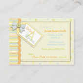 Wertvolle Erinnerung Begleitkarte (Rückseite)