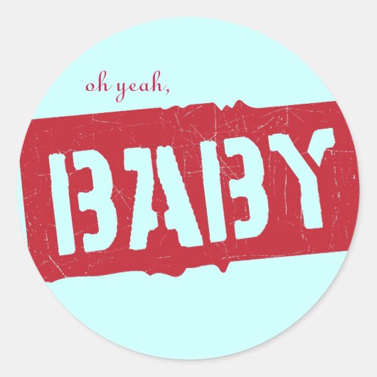 Wertvolle Frachtdusche Runder Aufkleber (Vorderseite)