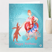 Wertvolle Freundschaft zwischen Hare und Princess Karte (Vorderseite)