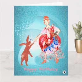 Wertvolle Freundschaft zwischen Hare und Princess Karte