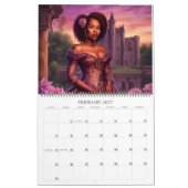 Wertvolle Gemis Birthstone Gotische Kunst Kalender (Feb 2027)