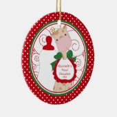 Wertvolle Giraffe Baby's First Christmas Ornament (Rechts)