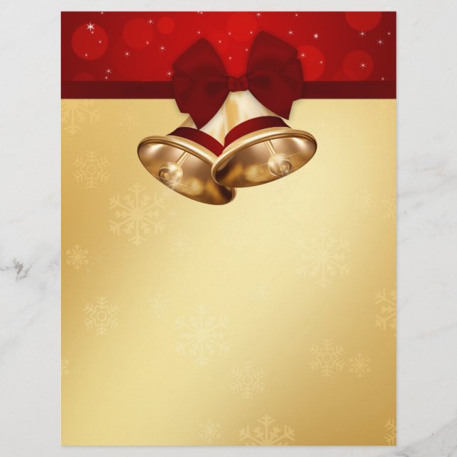 Wertvolle goldene Weihnachtsglocken (Vorderseite)