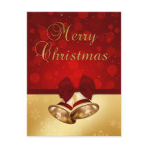 Wertvolle Goldene Weihnachtsglocken