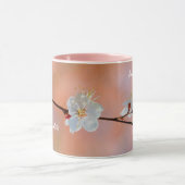 Wertvolle japanische Apricot-Blume Tasse (Zentrum)