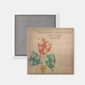 Wertvolle Juwelen Magnet (Vorderseite/Rückseite)