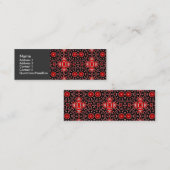 Wertvolle Juwelen Mini Visitenkarte (Vorne/Hinten)