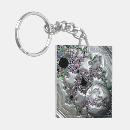 Wertvolle Juwelen mit Sphere Key Ring Schlüsselanhänger (Vorderseite links)