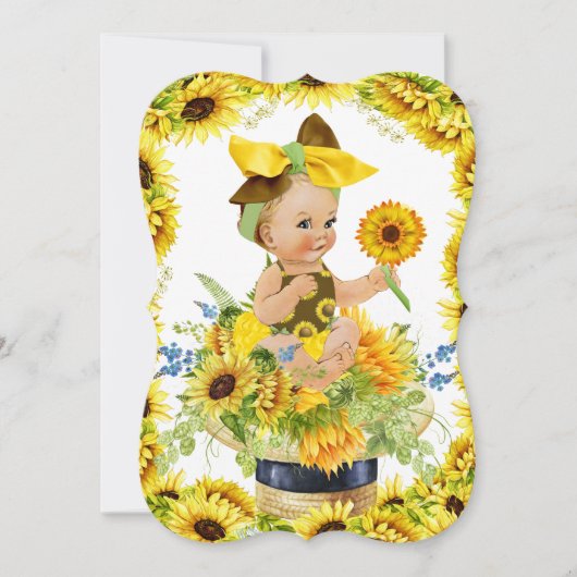 Wertvolle Kinderdusche oder Einladung zum Geburtst (Vorderseite)