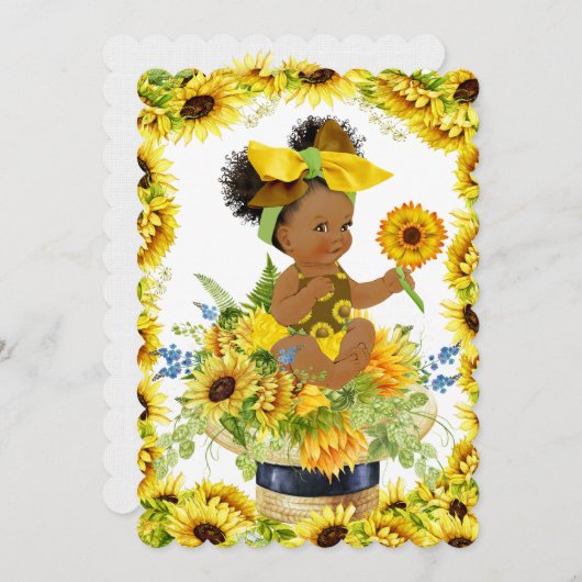 Wertvolle Kinderdusche oder Einladung zum Geburtst (Vorne/Hinten)