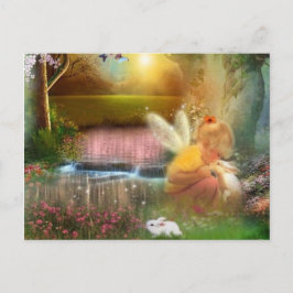 Wertvolle kleine Momente Fairy Kiss Postkarte
