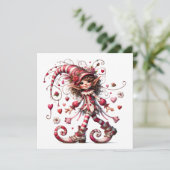 Wertvolle Liebe - Thema Valentine Einladung (Stehend Vorderseite)