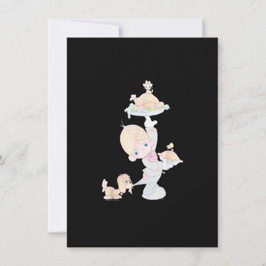 Wertvolle Momente Erntedank Türkei Abendessen Pupp Einladung (Vorderseite)