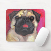 Wertvolle Mops-Mausunterlage Mousepad (Mit Mouse)