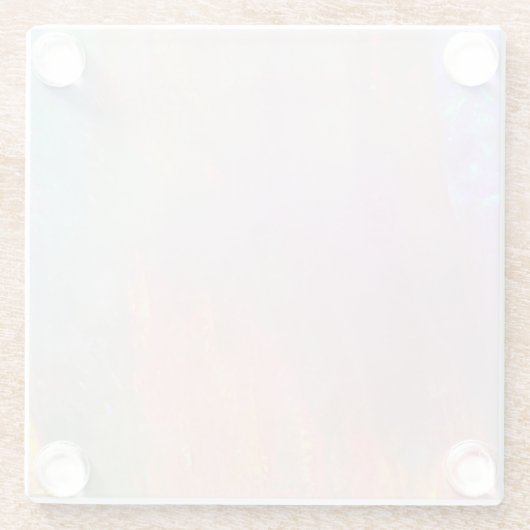 Wertvolle Opal Glasuntersetzer (Rückseite)