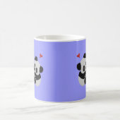 Wertvolle Panda-Herzen Kaffeetasse (Mittel)
