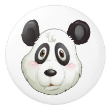Wertvolle Panda Keramik Knobs