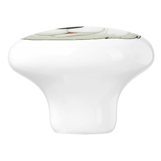 Wertvolle Panda Keramik Knobs Keramikknauf (Seitenansicht)