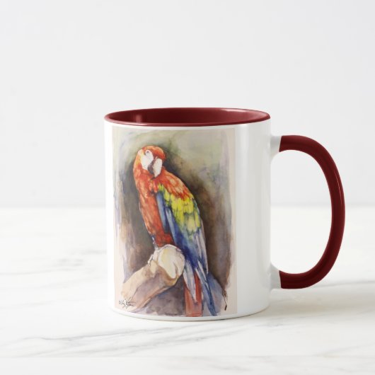 Wertvolle Parrot-Tasse Tasse (Rechts)