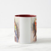 Wertvolle Parrot-Tasse Tasse (Zentrum)