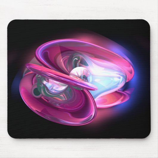 Wertvolle Perle abstraktes Mousepad (Vorne)