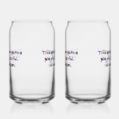 Wertvolle Person Glas (Links)