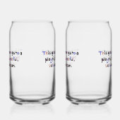 Wertvolle Person Glas (Rechts)