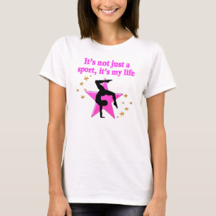 WERTVOLLE PINK STAR GYMNASTIK INSPIRATIONELLE QUOT T-Shirt
