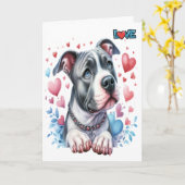 Wertvolle Pittie Card Karte (Gelbe Blume)