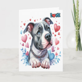 Wertvolle Pittie Card Karte