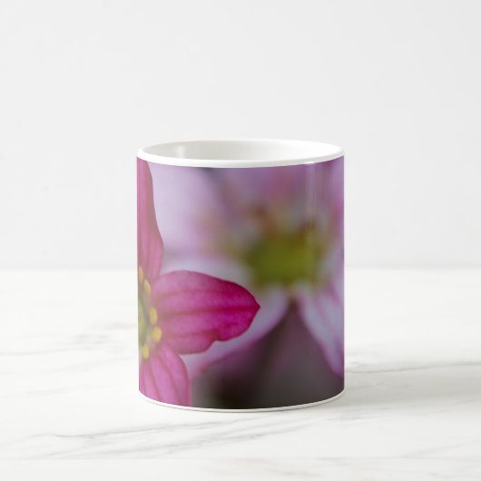 Wertvolle rosa Blume Kaffeetasse (Mittel)