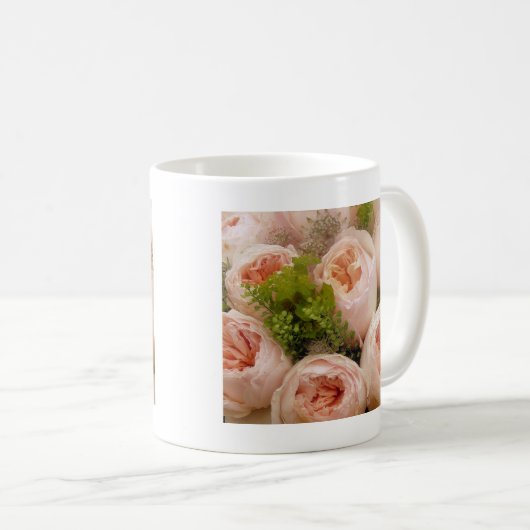 Wertvolle Rosen Kaffeetasse (VorderseiteRechts)