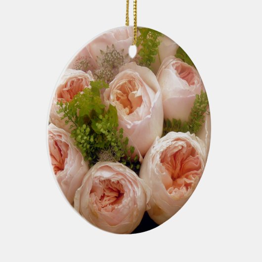 Wertvolle Rosen Keramikornament (Rechts)