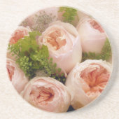 Wertvolle Rosen Sandstein Untersetzer (Vorne)